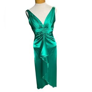 Jade Betsy and Adam By Linda Bernell High Low Gown